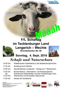 Schaftag 2016_Plakat A3 und A4