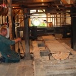 Sägemühle bei Haus Marck an Pfingstmontag in Betrieb