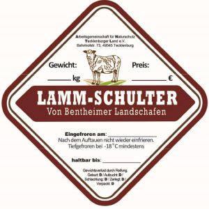 Lammschulter, ausgelöst Lammschulter, ausgelöst